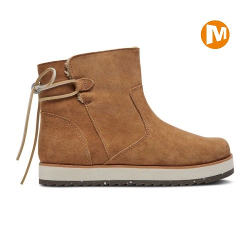 Merrell Juno Bluff Polar Waterproof Winterstiefel Damen Braun [DE-SWLCO]